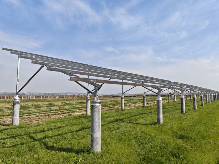 ZAM solar PV mounting structure ground mount offshore coastal